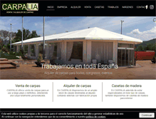 Tablet Screenshot of carpalia.com